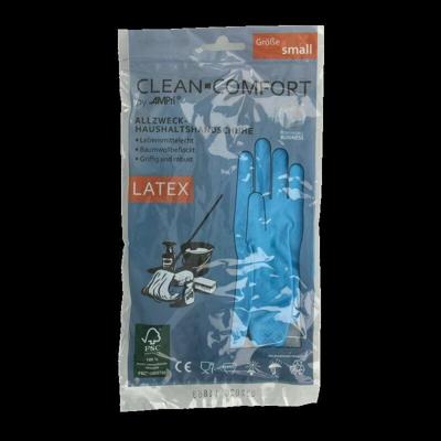 CLEAN-COMFORT Huishoudhandschoen blauw maat S 1 Paar