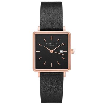 Rosefield The Boxy Black Black Rosegold