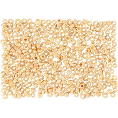 Creativ Company Rocailles, d 1,7 mm, afm 15/0, gatgrootte 0,5-0,8 mm, light peach, 25 gr/ 1 doos - thumbnail