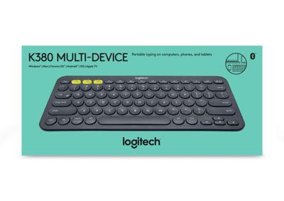 Logitech K380 toetsenbord Draadloos Grijs Qwerty Nederlands Logitech K380 toetsenbord Draadloos Grijs Qwerty Nederlands