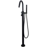 Wiesbaden Caral Vrijstaande Badmengkraan - Mat Zwart - thumbnail