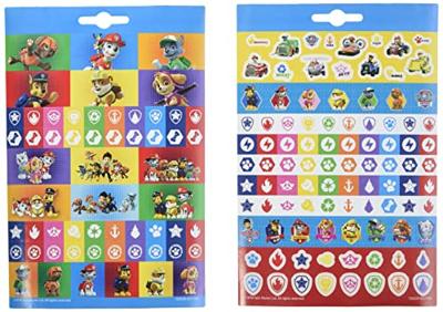 Totum paw patrol stickervel, 4st.