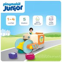 Playmobil® Junior duw- en grijpvuilniswagen - thumbnail