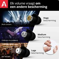Alpine MusicSafe Pro oordoppen, zwart - thumbnail