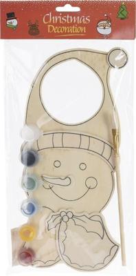 Schilderset deurhanger sneeuwpop Schilderset deurhanger sneeuwpop