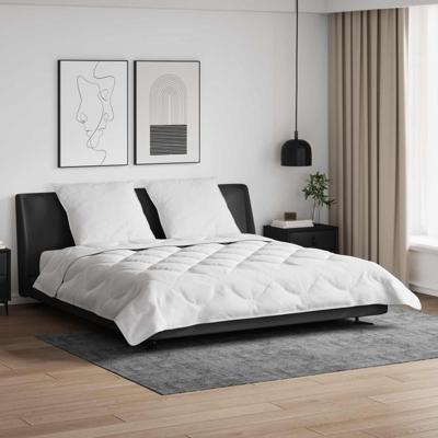 VidaXL Dekbed met kussen 3 pcs wit microfibre VidaXL Dekbed met kussen 3 pcs wit microfibre