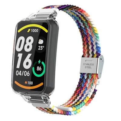 Braided nylon bandje met case - Multicolor Summer - Xiaomi Smart band 7 Pro Braided nylon bandje met case - Multicolor Summer - Xiaomi Smart band 7 Pro