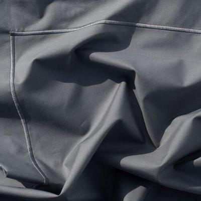 Dommelin Dommelin Dekbedovertrek Cortina Percal 200TC Olifantgrijs-Olifantgrijs 140x200/220 cm