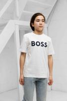 Hugo Boss Logo T-Shirt Kids Wit - Maat 7/8 jaar - Kleur: Wit | Soccerfanshop - thumbnail