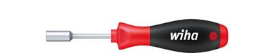 Wiha 343055 Schroevendraaier SoftFinish zeskantdopsleutel met korte ronde schacht 5.5 mm x 65 mm - 01076
