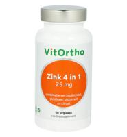 VitOrtho Zink 4 in 1 Vegicaps - thumbnail
