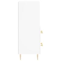 Dressoir 34,5x34x90 cm bewerkt hout wit - thumbnail