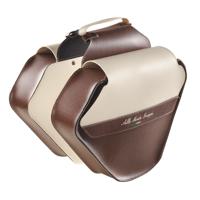Selle Monte Grappa Monte grappa dubbele tas 17,5l fashion skay d-bruin/cream - thumbnail