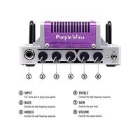 Hotone Nano Legacy Purple Wind 5 Watt gitaarversterker top - thumbnail
