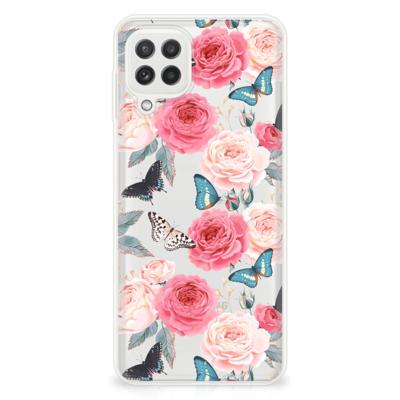 Samsung Galaxy A22 4G | M22 | TPU Case | Butterfly Roses Samsung Galaxy A22 4G | M22 | TPU Case | Butterfly Roses