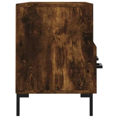 Tv-meubel 102x36x50 cm bewerkt hout gerookt eikenkleurig