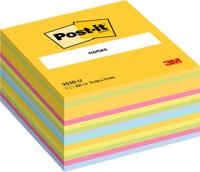 Post-it Notes kubus, 450 vel, ft 76 x 76 mm, geassorteerde kleuren ultra - thumbnail
