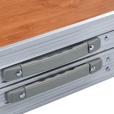 VidaXL Campingtafel inklapbaar 240x60 cm aluminium