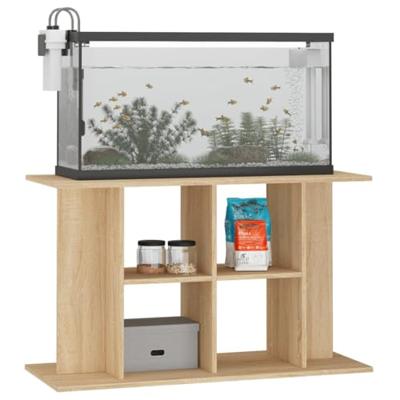 Aquariumstandaard 100x40x60 cm bewerkt hout sonoma eikenkleurig - thumbnail