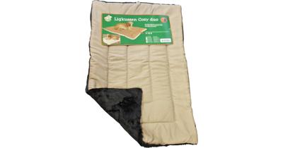 Hondenmat duo beige zwart 104 x 67 cm Gebr de Boon - Gebr de boon Hondenmat duo beige zwart 104 x 67 cm Gebr de Boon - Gebr de boon