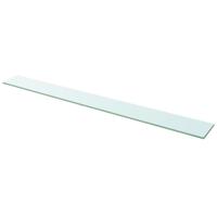 Wandschap transparant 110x12 cm glas - thumbnail