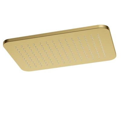 Hotbath Hoofddouche Gal Rechthoek 27x40 cm Geborsteld Messing PVD Hotbath Hoofddouche Gal Rechthoek 27x40 cm Geborsteld Messing PVD