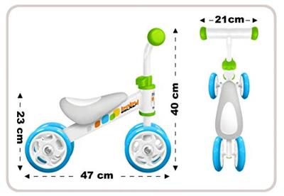 Skids Control Loopfiets junior blauw/wit