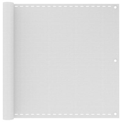VidaXL Balkonscherm wit 90x600 cm hdpe