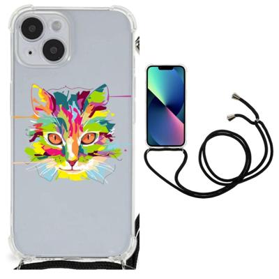 iPhone 14 Plus Stevig | Bumper Hoesje | Cat Color iPhone 14 Plus Stevig | Bumper Hoesje | Cat Color