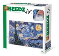 SES Creative Beedz Art Strijkkralen De Sterrennacht 30x45.5 cm 7000 Stuks - thumbnail