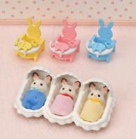 Sylvanian Families drieling Chocoladekonijn verzorgingsset - thumbnail