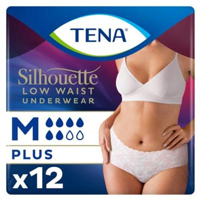 TENA Silhouette Underwear Low Waist White M Plus