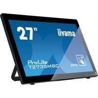 Iiyama ProLite T2735MSC Touchscreen monitor Energielabel: B (A+++ - D) 68.6 cm (27 inch) 1920 x 1080 pix 16:9 5 ms VGA, DVI, HDMI, USB 3.0 AMVA+ LED - thumbnail