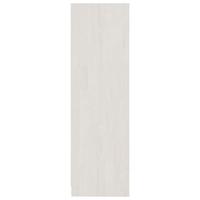 Boekenkast/kamerscherm 104x33,5x110 cm massief grenenhout wit - thumbnail