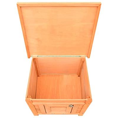 VidaXL Kattenhuis 50x46x43,5 cm massief grenen- en vurenhout