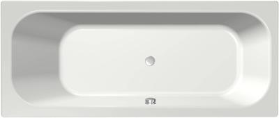 Xenz Aruba Ligbad - 190x80x48 - afvoer Midden - acryl - wit 6894-01