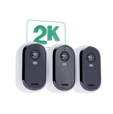 ARLO Surveillance Camera Pack 3 Essentiële 2k-camera's + 3 Zonnepanelen