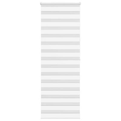 Zebra rolgordijn 80x200 cm stofbreedte 75,9 cm polyester wit