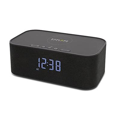 Klok met Bluetooth-luidspreker/draadloze oplading