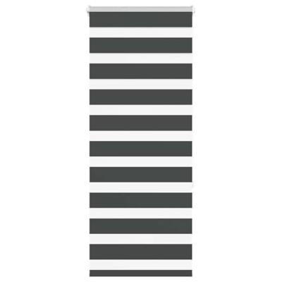 VidaXL Zebra rolgordijn 55x150 cm stofbreedte 50,9 cm zwart VidaXL Zebra rolgordijn 55x150 cm stofbreedte 50,9 cm zwart