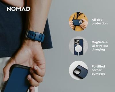 Nomad Rugged hoesje iPhone 15 Pro - Atlantic Blue Nomad Rugged hoesje iPhone 15 Pro - Atlantic Blue