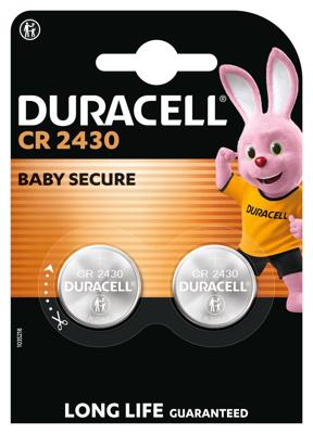 Duracell knoopcel CR2430, blister van 2 stuks