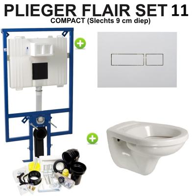 Plieger Flair Compact Amica set 11 Wit