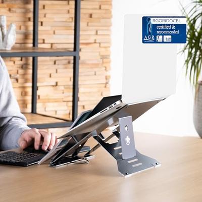 R-Go Tools Riser Document Notebookstandaard Zwart 55,9 cm (22 ) - thumbnail