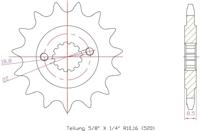 ESJOT Sprocket 520 14z standard - thumbnail