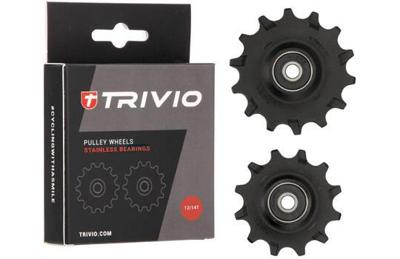 Trivio - derailleurwieltjes 12/14t stainless lagers