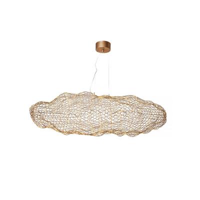 Hanglamp goud design By Rydens 'Hayden' led lamp 15W 76 cm