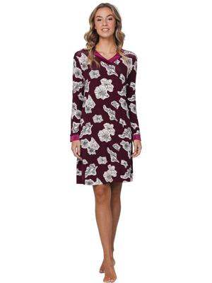 Duurzaam wijnrood nachthemd Pastunette