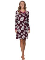 Duurzaam wijnrood nachthemd Pastunette - thumbnail