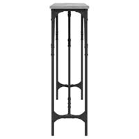 Wandtafel 140x23x75 cm bewerkt hout grijs sonoma - thumbnail